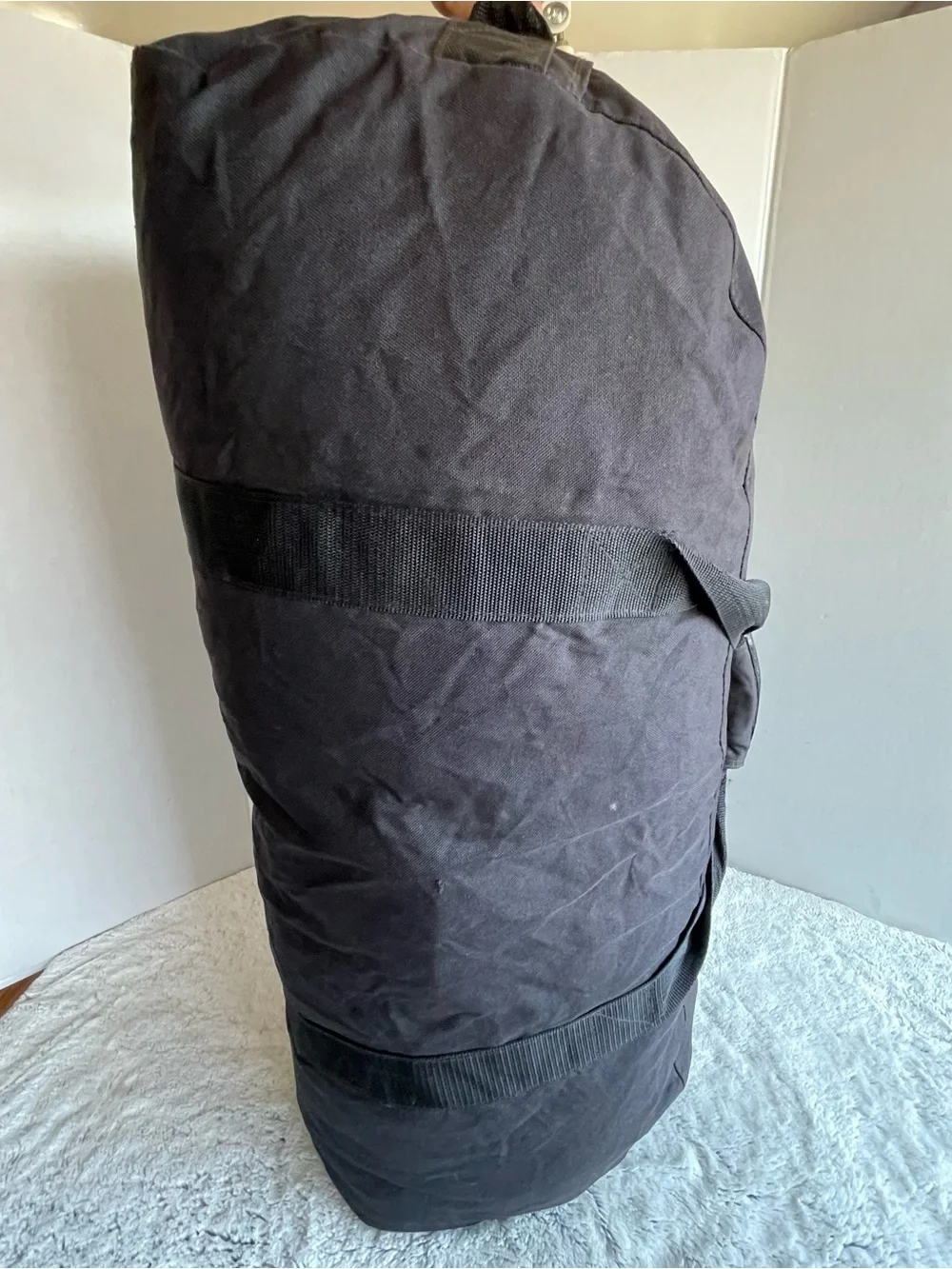 90’s US Army Black Nylon  Duffel Bag